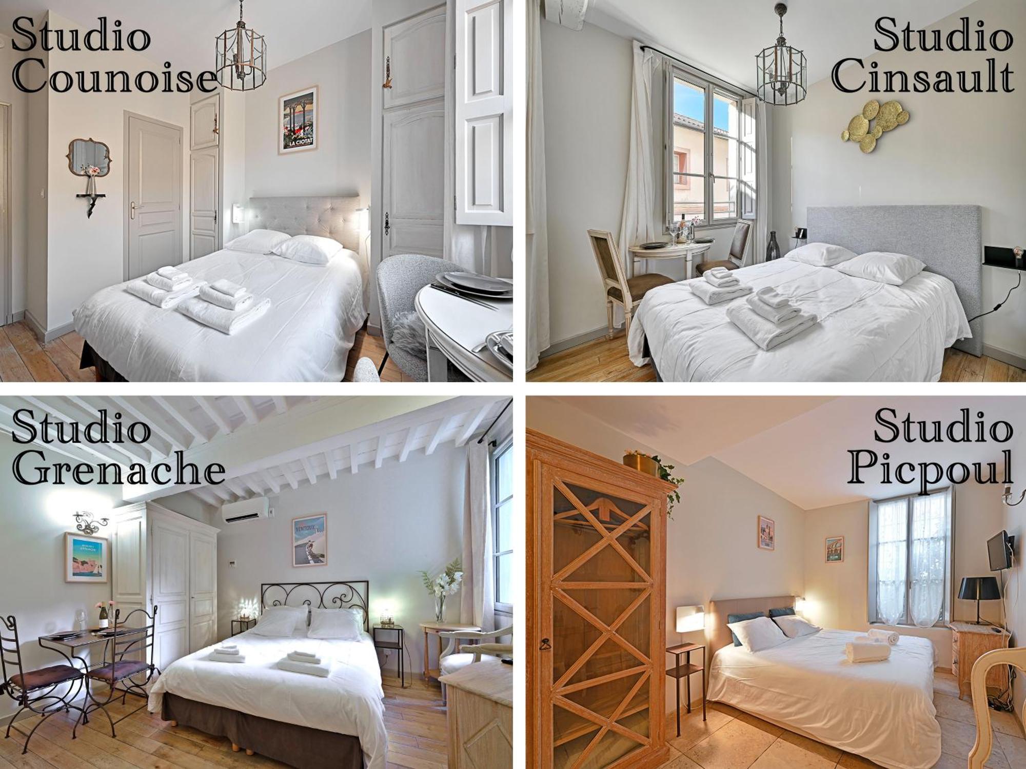 Au Coeur Des Papes, Dans Batisse De Charme Studios & Appartements En Coeur De Ville Avignon Eksteriør billede